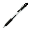 (まとめ) TANOSEE ノック式ゲルインクボールペン 0.7mm 黒 1本 【×300セット】