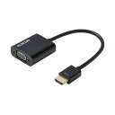 エレコム 変換アダプタ HDMI-VGA AD-HDMIVGABK2 ブラック(2)