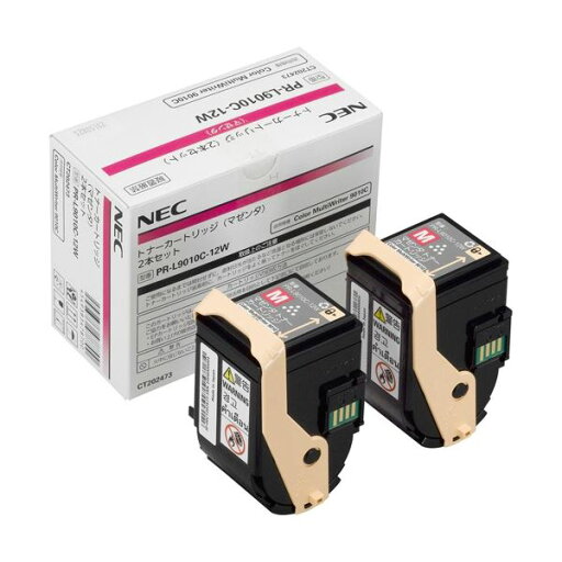 NEC トナーカートリッジ マゼンタ PR-L9010C-12W 1箱(2個) NEC トナーカートリッジ マゼンタ PR-L9010C-12W 1箱(2個)