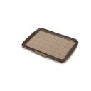 (まとめ)しつけるトレーメッシュプラスM ブラウン (ペット用品) (×2セット)(4)