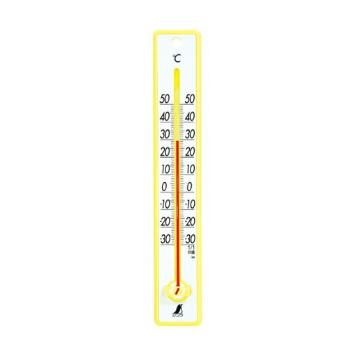 (まとめ)シンワ 寒暖計 25cm イエロー48357 1個【×10セット】 (まとめ)シンワ 寒暖計 25cm イエロー48357 1個【×10セット】