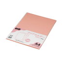 (まとめ) TANOSEEカラークリアホルダー(単色タイプ) A4 もも 1セット(30枚:10枚×3パック) 【×30セット】
