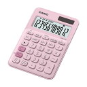 (まとめ) カシオ カラフル電卓 ミニジャストタイプ12桁 ペールピンク MW-C20C-PK-N 1台 【×10セット】(2)