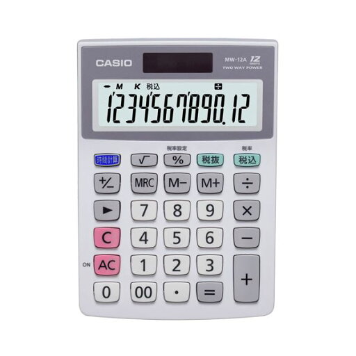 (まとめ) カシオ CASIO 特大表示電卓 12桁 ミニジャストサイズ MW-12A-N 1台 【×10セット】 (まとめ) カシオ CASIO 特大表示電卓 12桁 ミニジャストサイズ MW-12A-N 1台 【×10セット】