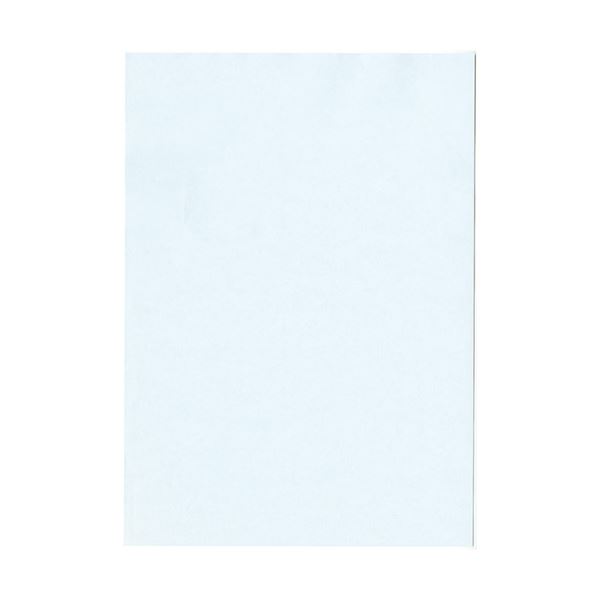 (まとめ) 北越コーポレーション 紀州の色上質A4T目 薄口 あじさい 1冊(500枚) 【×5セット】