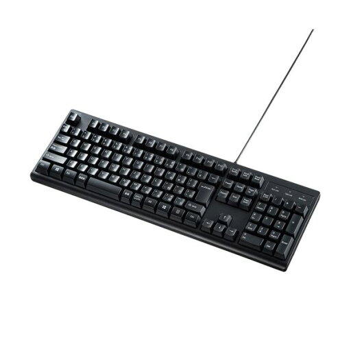サンワサプライ 日本語109キーボード抗菌防水防塵タイプ ブラック SKB-BS6BK 1台 サンワサプライ 日本語109キーボード抗菌防水防塵タイプ ブラック SKB-BS6BK 1台