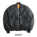 US・L-2Bフライトジャケット7448E モデルレプリカ ブラック S(4)