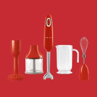 【日本正規品】smeg Hand Blender HBF02 Red レッド　/SMEG/スメッグ/ハンドブレンダー/ジューサー/ミキサー/イタリア家電