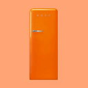 yʌz①ɂ𔃂SMEGg[X^[炦遙 smeg 270L ① FAB28ROR5JP IW/SMEG/XbO/①/C^AƓd /smeg 270L Fridge FAB28ROR5JP / Orange [[J[ۏ؂]y{Kizyݒutz