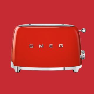 【日本正規品】smeg Toaster TSF01 Redレッド /SMEG/スメッグ/トースター/イタリア家電