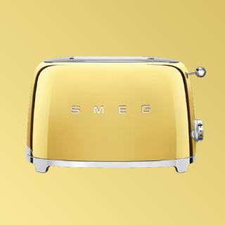 【日本正規品】smeg Toaster TSF01 Goldゴールド　/SMEG/スメッグ/トースター/イタリア家電