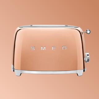 【日本正規品】smeg Toaster TSF01 RoseGoldローズゴールド　/SMEG/スメッグ/トースター/イタリア家電