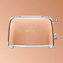 【日本正規品】smeg Toaster TSF01 RoseGoldローズゴールド　/SMEG/スメッグ/トースター/イタリア家電