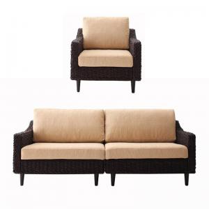 スタンダードソファ デザインソファ アバカシリーズ ソファ2点セット 1P+3P