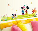 【ミッキー&ミニー仲良し】Disney ディズニー　ウォールステッカー ウォール ステッカー ポスター シール 北欧 激安 貼って はがせる 壁紙 壁シール 子供部屋　キャラクター　【CG】
