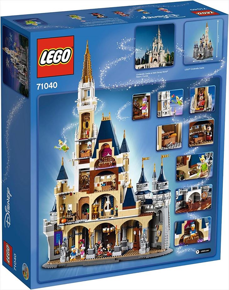 送料無料/レゴ(LEGO) ディズニーシンデレラ城 Disney World Cinderella Castle 71040 ブロック 創作 入園　入学祝い 対象年齢16歳〜/並行輸入品/楽天最安値に挑戦中！