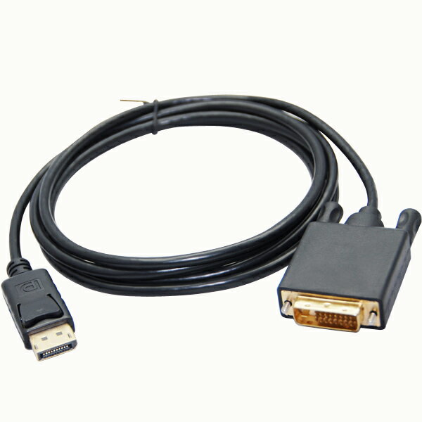 1.8m Displayport  DVI ϊP[u 1.8m p\RDisplayPortMDVIM֕ϊ pbVu^Cv Cyberplugs