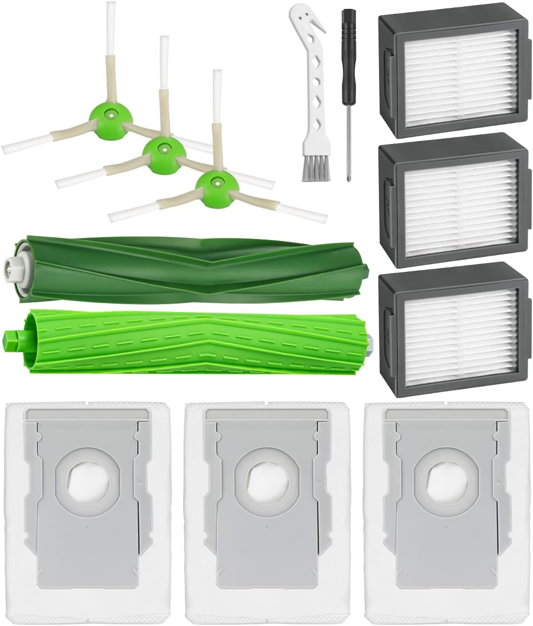 ルンバ i3+ i3 j7 j7+ i7+ i7 e5 i5 i5+ i2+ と互換性のある消耗品セット ロボット掃除機 交換用 フィ..