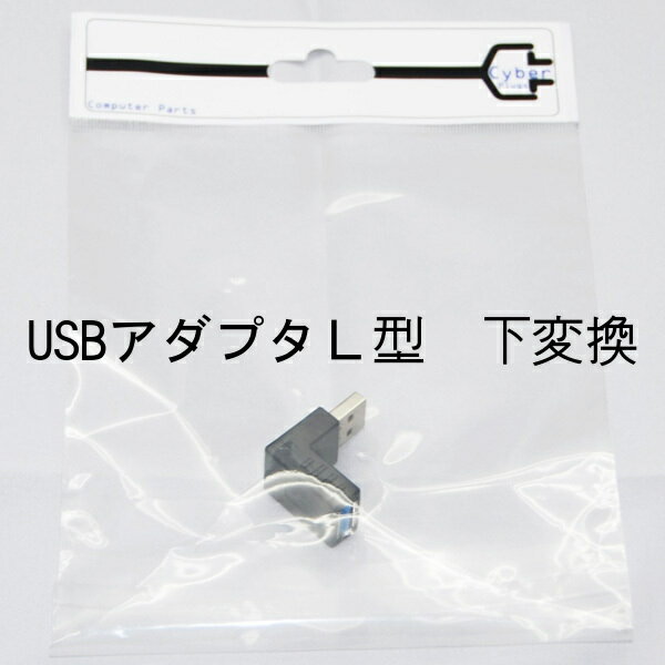 USB アダプタ type L 90° 下変換 ...の商品画像