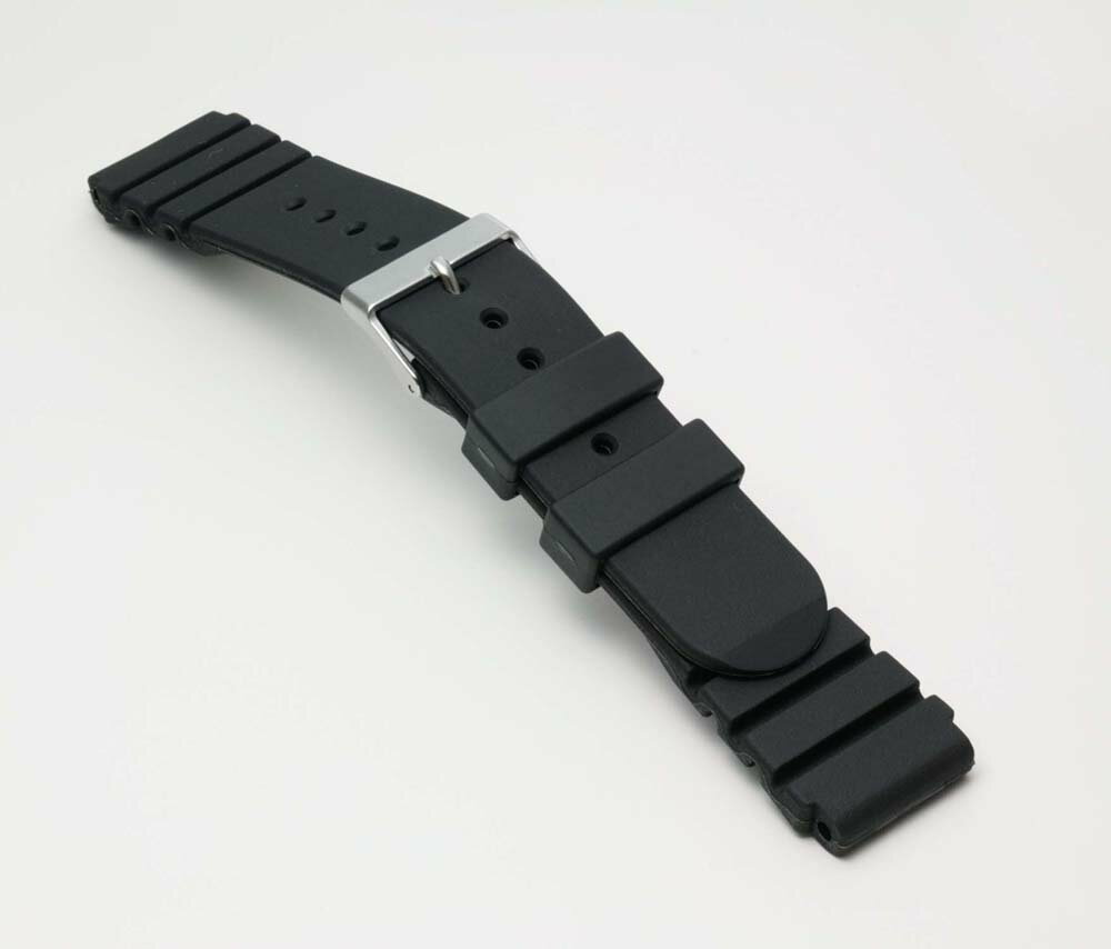 時計 ベルト 時計ベルト 腕時計ベルト 時計バンド 時計 バンド 腕時計バンド BGB014AS バンビ ダイバー用ウレタンベルト 厚型 ブラック 20mm