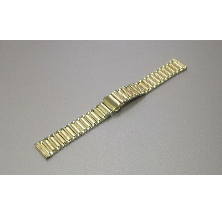 ステンレス 時計 ベルト 時計ベルト 腕時計ベルト 時計バンド 時計 バンド 腕時計バンド バンビ メタル 金属 交換ベルト ステンレスバンド メンズ ゴールド BSB4510G 18mm 19mm 20mm