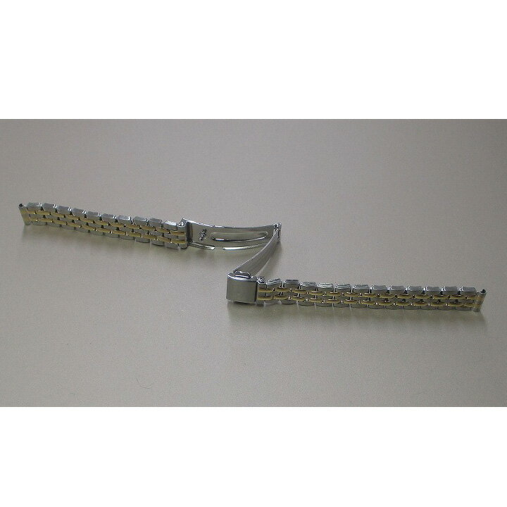 ステンレス 時計 ベルト 時計ベルト 腕時計ベルト 時計バンド 時計 バンド 腕時計バンド バンビ メタル 金属 交換ベルト ステンレスバンド レディース コンビ BSBE5517T 10mm 11mm 12mm 13mm