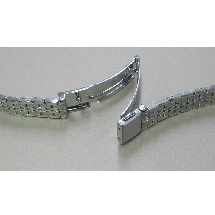 ステンレス 時計 ベルト 時計ベルト 腕時計ベルト 時計バンド 時計 バンド 腕時計バンド バンビ メタル 金属 交換ベルト ステンレスバンド レディース シルバー BSBE8851S 11mm 12mm 13mm 14mm 15mm