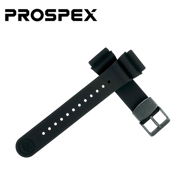 セイコー プロスペックス SEIKO PROSPEX シリコン製オプションバンド 腕時計 ベルト 時計ベルト R7C03DR ブラック 黒 チタン 22mm 正規品