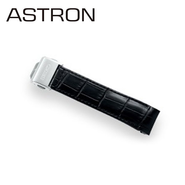 セイコー アストロン SEIKO ASTRON GPSソーラーモデル 革製オプションバンド 腕時計 ベルト 時計ベルト R7X13AC ブラック 黒 ステンレススチール 21mm 195mm標準サイズ ASTRON ORIGIN 5X/3X対象 正規品