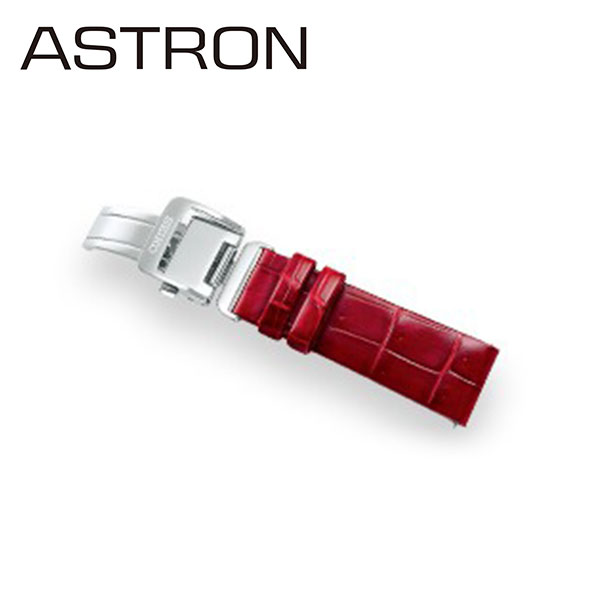 【 商 品 説 明 】■ メーカーセイコー アストロン SEIKO ASTRON■ 商品番号 R7X14AC■ 商品名 セイコー アストロン SEIKO ASTRON GPSソーラーモデル 革製オプションバンド 腕時計 ベルト 時計ベルト R7X14AC レッド 赤 ステンレススチール 18mm 175mm婦人標準サイズ 正規品■ カラー レッド■ 素材 クロコダイル■ 長さ 腕周り長さ（最長）：175mm■ 商品説明 ※天然素材につき、バンドの模様は写真とは異なります。 中留開閉方式：ワンプッシュ三つ折れ方式 中留材質・タイプ：ステンレススチール・通常タイプ ※商品の特性上、取り付けできないモデルもございます。（※I SBXD007、009には取り付けできません。） ※NEXTERシリーズに対応する革製オプションバンドはございません。 ■ 備考 ・ネコポス便のお届けはお客さまご指定のご住所の荷物受け・新聞受け・郵便受け・メール室等に投函・配達となります。 ・代金引換でのお支払いはできません。 ・お届け日の指定、お届け時間の指定もできませんので予めご了承くださいませ。