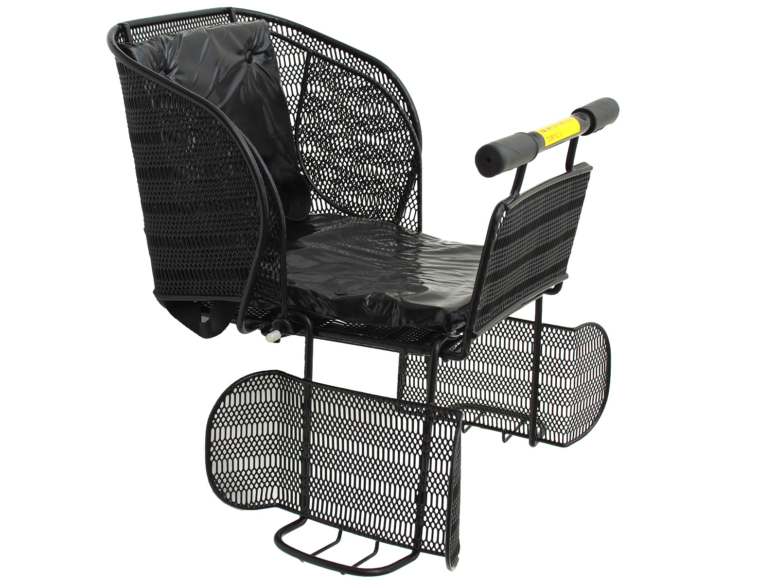 自転車用品 SHOYO メッシュチャイルドシート ブラック 後ろ子供乗せ リアカゴ機能 幼児用 キャリア取付..