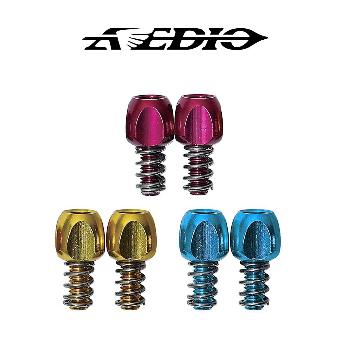 AVEDIO エヴァティオ 自転車 変速ワイヤー アウター受け アジャストボルト シフトワイヤー張り調整 アルマイト