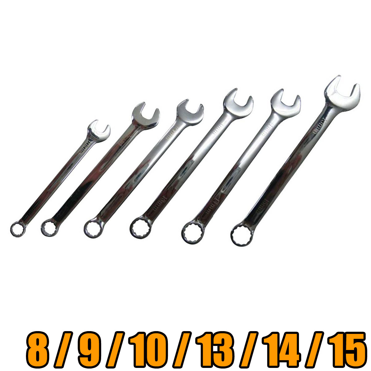 Rakuten - 自転車用品 8mm 9mm 10mm 13mm 14mm 15mm コンビネーションレンチ レンチ メガネレンチ スパナ 工具 リアディレイラー フロントディレイラー 変速機 ハブナット