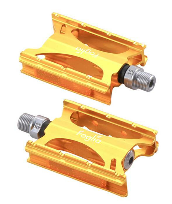 店ポイント最大10倍(ブラックフライデー期間)Foglia ペダル LU-C16 GOLD アルミ クリスマス(4)