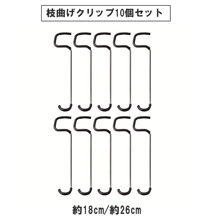 【送料無料】 枝曲げクリップ 10個セット 枝ベンダー ステンレス 誘引 果樹 盆栽 園芸 樹形...