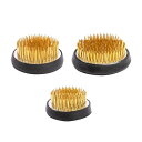 【送料無料】剣山 丸形 丸剣山 ゴムリング付き 華道 生け花 フラワーアレンジメント (ゴールド/4cm5cm6cm)