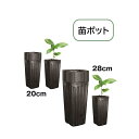 【送料無料】 苗ポット 育苗ポット 深型 ロングポット ビニール ポット 苗木プランター
