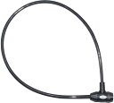 自転車 鍵 ワイヤー ディンプルキー ワイヤーロック 90cm スモーク ロック カギ J&C