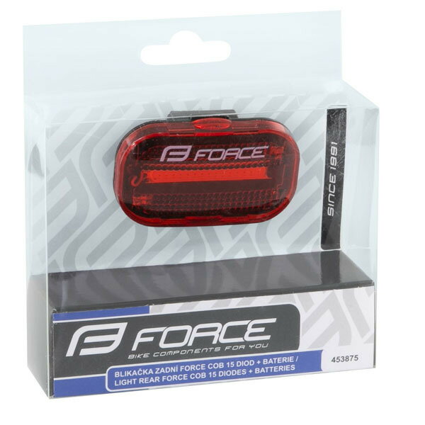 【送料無料】 FORCE テールライト COB 電池式 16lm IPX4 電池式 ライト 後ろ テールレッド 防水性能 IPX4 テールライト リヤライト レッド リアライト