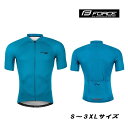 FORCE PURE short seeves メンズ サイクルウェア 半袖 サイクルジャージ 男性 シンプル 着やすい 無地 自転車 服 ロードバイク スポー...