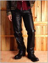 ☆【DEGNER】DP-10AN-ST レザーパンツ ストレート LEATHER PANTS STRAIGHT 防寒 防風 寒さ対策 デグナー 革パンツ アメリカン 本革【バイク用品】