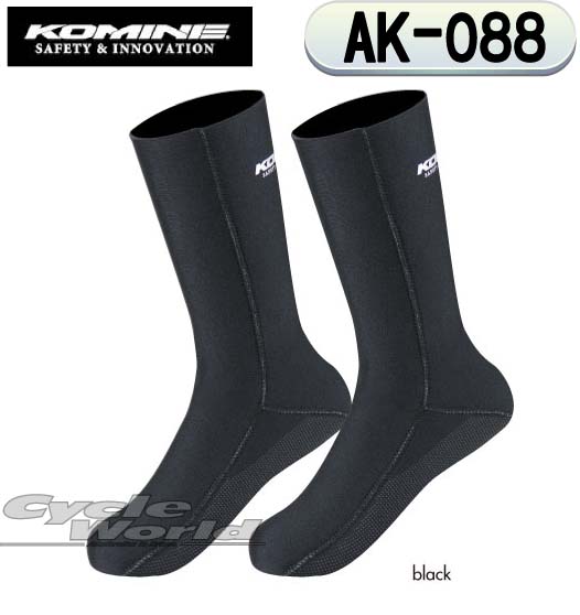 ☆【KOMINE】コミネ AK-088 ネオプレーンウォームソックス AK-088 Neoprene Warm Socks 　靴下　くつした　冬用　ウイ…