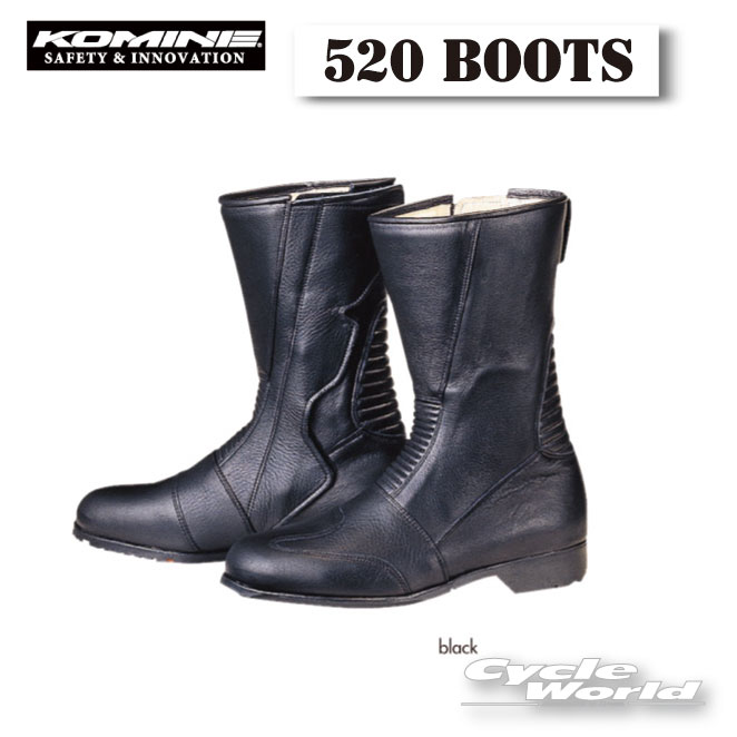 楽天バイク用品専門店サイクルワールド☆【KOMINE】コミネ　05-110　スパジオ 520ブーツ 520 Boots　白バイ　交通機動隊　コスプレ 【バイク用品】