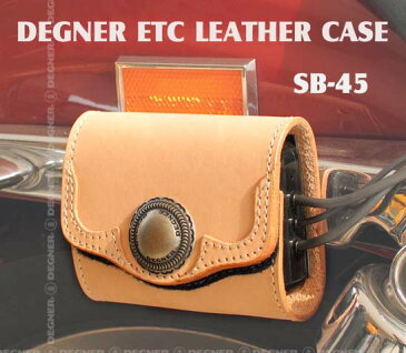 ☆クーポン配布中☆【デグナー】ETCケース SB-45本革 レザー イーティーシー 高速 料金所 カバン かばん ポーチ レザーケース アメリカン ハーレー 正規品 DEGNER【バイク用品】