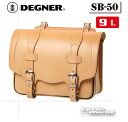 ☆【DEGNER】SB-50 TAN レザーサドルバッグ LEATHER SADDLEBAG（タン）アメリカン 本革 サイドバッグ ハーレー ドラッグスター デグナー かっこいい【バイク用品】