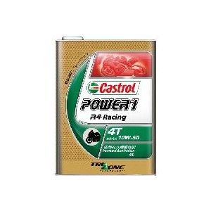 ☆【Castrol】POWER 1 RACING 4T 10W-50 4L カストロール 【バイク用品】