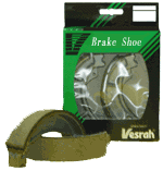 ☆【Vesrah】ブレーキシュー スーパーカブ70/90[F]/プレスカブ50[R]/スペイシー100[R]/スペイシー125[R]/リード110[R]※スプリング付 ベスラ ブレーキパッド【バイクパーツ】【バイク用品】