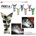 ☆【print】タンクパッド MOON PI0016 タンクパッド カモフラージュ 傷防止 ラフ&ロード ラフアンドロード【バイク用品】