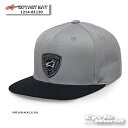 ☆正規品【ALPINESTARS】ROTARY HAT《1214-81120 GREY/BLACK (1110)》　キャップ　CAP　帽子　野球帽　アルパインスターズ イタリア 取り寄せ【バイク用品】