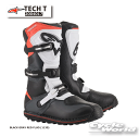 ☆正規品【ALPINESTARS】TECH T《2004017》BLACK GRAY RED FLUO (1130) イタリア取り寄せテックティー アルパインスターズ モトクロス オフロード トライアル オフロード ブーツ【バイク用品】